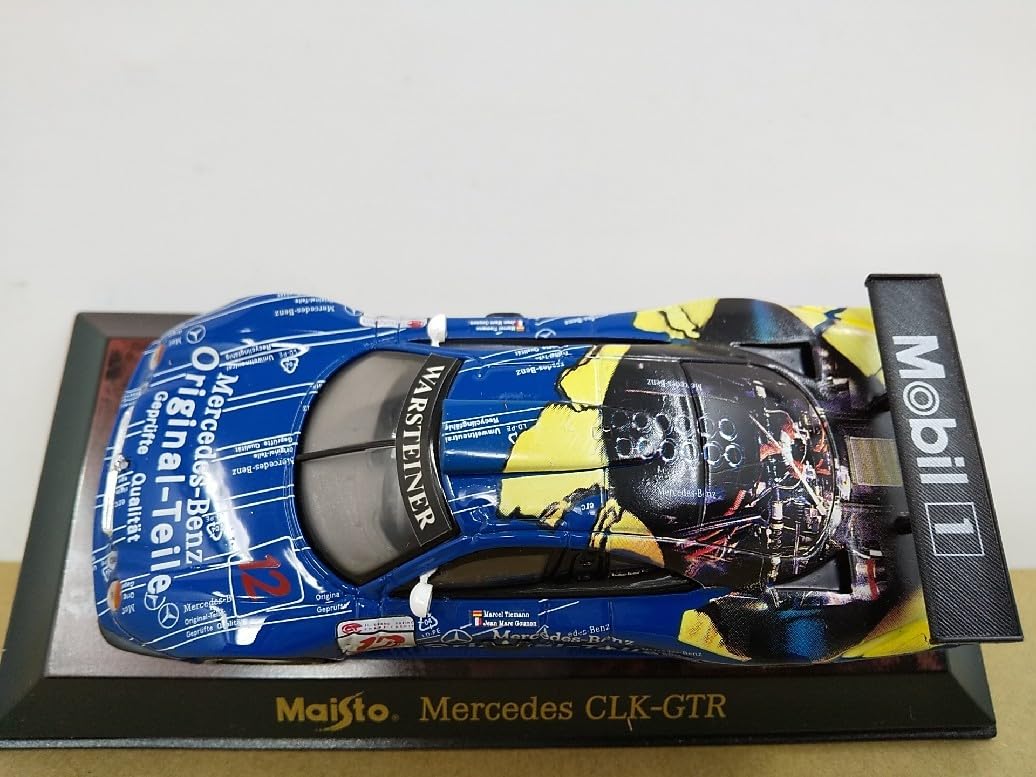 Amazon | □ マイスト 1/43 Mercedes-Benz CLK-GTR ブルー